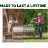 image:imageGalvanized Raised Garden Beds Outdoor with Legs  482431in Elevated Planter Box for Vegetables Flowers Silver  Large Metal Garden Bed for Backyard Patio GardeningSilver