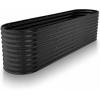 image:imagePlant amp Plot Galvanized Raised Garden Beds Outdoor  422 ft Planter Raised Beds for Gardening Vegetables Flowers  Large Metal Garden Box Light Green  Patented ToolFree DesignBlack