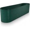 image:imagePlant amp Plot Galvanized Raised Garden Beds Outdoor  422 ft Planter Raised Beds for Gardening Vegetables Flowers  Large Metal Garden Box Light Green  Patented ToolFree DesignDark Green
