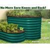 image:imagePlant amp Plot Galvanized Raised Garden Beds Outdoor  822 ft Planter Raised Beds for Gardening Vegetables Flowers  Large Metal Garden Box Light Green  Patented ToolFree DesignDark Green