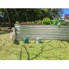 image:imagePlant amp Plot Galvanized Raised Garden Beds Outdoor  822 ft Planter Raised Beds for Gardening Vegetables Flowers  Large Metal Garden Box White  Patented ToolFree DesignSilver