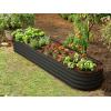 image:imagePlant amp Plot Galvanized Raised Garden Beds Outdoor  822 ft Planter Raised Beds for Gardening Vegetables Flowers Turquoise  Large Metal Garden Box  Patented ToolFree DesignBlack