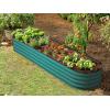 image:imagePlant amp Plot Galvanized Raised Garden Beds Outdoor  822 ft Planter Raised Beds for Gardening Vegetables Flowers Turquoise  Large Metal Garden Box  Patented ToolFree DesignTurquoise