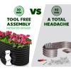 image:imagePlant amp Plot Galvanized Raised Garden Beds Outdoor  822 ft Planter Raised Beds for Gardening Vegetables Flowers Turquoise  Large Metal Garden Box  Patented ToolFree DesignBlack
