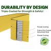 image:image9in1 Galvanized Steel Raised Garden Bed  8215 ft Modular Planter for Gardening Vegetables Flowers  18 Tall Metal Raised Garden Beds Outdoor White  Patented Design Planter BoxYellow