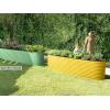 image:image9in1 Galvanized Steel Raised Garden Bed  8215 ft Modular Planter for Gardening Vegetables Flowers  18 Tall Metal Raised Garden Beds Outdoor White  Patented Design Planter BoxYellow