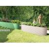 image:image9in1 Galvanized Steel Raised Garden Bed  8215 ft Modular Planter for Gardening Vegetables Flowers  18 Tall Metal Raised Garden Beds Outdoor White  Patented Design Planter BoxWhite