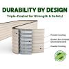 image:image9in1 Galvanized Steel Raised Garden Bed  8215 ft Modular Planter for Gardening Vegetables Flowers  18 Tall Metal Raised Garden Beds Outdoor White  Patented Design Planter BoxWhite