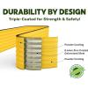image:image9in1 Galvanized Steel Raised Garden Bed  8215 ft Modular Planter for Gardening Vegetables Flowers  18 Tall Metal Raised Garden Beds Outdoor White  Patented Design Planter BoxYellow