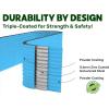 image:image9in1 Galvanized Steel Raised Garden Bed  8215 ft Modular Planter for Gardening Vegetables Flowers  18 Tall Metal Raised Garden Beds Outdoor White  Patented Design Planter BoxTeal