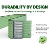image:image9in1 Galvanized Steel Raised Garden Bed  8215 ft Modular Planter for Gardening Vegetables Flowers  18 Tall Metal Raised Garden Beds Outdoor White  Patented Design Planter BoxLight Green