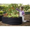 image:imagePlant amp Plot Galvanized Raised Garden Beds Outdoor  421 ft 2Pack Planter Raised Beds for Gardening Vegetables Flowers  Large Metal Garden Box White  Patented ToolFree DesignBlack