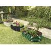 image:imagePlant amp Plot Galvanized Raised Garden Beds Outdoor  421 ft 2Pack Planter Raised Beds for Gardening Vegetables Flowers  Large Metal Garden Box White  Patented ToolFree DesignBlack