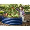 image:imagePlant amp Plot Galvanized Raised Garden Beds Outdoor  421 ft 2Pack Planter Raised Beds for Gardening Vegetables Flowers  Large Metal Garden Box White  Patented ToolFree DesignNavy
