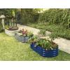 image:imagePlant amp Plot Galvanized Raised Garden Beds Outdoor  421 ft 2Pack Planter Raised Beds for Gardening Vegetables Flowers  Large Metal Garden Box White  Patented ToolFree DesignNavy