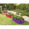 image:imagePlant amp Plot Galvanized Raised Garden Beds Outdoor  421 ft 2Pack Planter Raised Beds for Gardening Vegetables Flowers  Large Metal Garden Box White  Patented ToolFree DesignPink