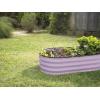 image:imagePlant amp Plot Galvanized Raised Garden Beds Outdoor  421 ft Planter Raised Beds for Gardening Vegetables Flowers Teal  Large Metal Garden BoxLavender