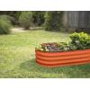 image:imagePlant amp Plot Galvanized Raised Garden Beds Outdoor  421 ft Planter Raised Beds for Gardening Vegetables Flowers Teal  Large Metal Garden BoxOrange