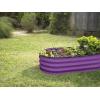 image:imagePlant amp Plot Galvanized Raised Garden Beds Outdoor  421 ft Planter Raised Beds for Gardening Vegetables Flowers Teal  Large Metal Garden BoxPurple