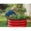 image:imagePlant amp Plot Galvanized Raised Garden Beds Outdoor  421 ft Planter Raised Beds for Gardening Vegetables Flowers Teal  Large Metal Garden BoxRed