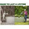 image:imagePlant amp Plot Galvanized Raised Garden Beds Outdoor  422 ft Planter Raised Beds for Gardening Vegetables Flowers  Large Metal Garden Box Black  Patented ToolFree DesignSilver