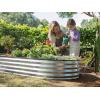 image:imagePlant amp Plot Galvanized Raised Garden Beds Outdoor  841 ft Planter Raised Beds for Gardening Vegetables Flowers  Large Metal Garden Box  Patented ToolFree Design GraySilver
