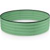 image:imageRound Galvanized Raised Garden Bed  441 ft Galvanized Raised Garden Beds Outdoor for Gardening Vegetables Flowers  Patented ToolFree Design Round Planter TealLight Green