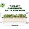 image:imagePlant amp Plot Galvanized Raised Garden Beds Outdoor  841 ft Planter Raised Beds for Gardening Vegetables Flowers  Large Metal Garden Box  Patented ToolFree Design Dark GrayWhite