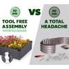 image:imagePlant amp Plot Galvanized Raised Garden Beds Outdoor  841 ft Planter Raised Beds for Gardening Vegetables Flowers  Large Metal Garden Box  Patented ToolFree Design Dark GrayDark Gray