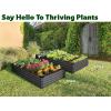 image:imagePlant amp Plot Galvanized Raised Garden Beds Outdoor  841 ft Planter Raised Beds for Gardening Vegetables Flowers  Large Metal Garden Box  Patented ToolFree Design Dark GrayDark Gray