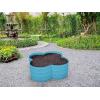 image:imagePlant amp Plot Galvanized Raised Garden Beds Outdoor  331 ft Planter Raised Beds for Gardening Vegetables Flowers  Large Metal Garden Box Red  Patented ToolFree DesignTeal