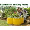 image:imagePlant amp Plot Galvanized Raised Garden Beds Outdoor  331 ft Planter Raised Beds for Gardening Vegetables Flowers  Large Metal Garden Box Red  Patented ToolFree DesignYellow