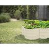 image:imagePlant amp Plot Galvanized Raised Garden Beds Outdoor  331 ft Planter Raised Beds for Gardening Vegetables Flowers  Large Metal Garden Box Red  Patented ToolFree DesignWhite