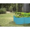 image:imagePlant amp Plot Galvanized Raised Garden Beds Outdoor  331 ft Planter Raised Beds for Gardening Vegetables Flowers  Large Metal Garden Box Red  Patented ToolFree DesignTeal