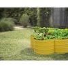 image:imagePlant amp Plot Galvanized Raised Garden Beds Outdoor  331 ft Planter Raised Beds for Gardening Vegetables Flowers  Large Metal Garden Box Red  Patented ToolFree DesignYellow