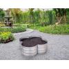 image:imagePlant amp Plot Galvanized Raised Garden Beds Outdoor  331 ft Planter Raised Beds for Gardening Vegetables Flowers  Large Metal Garden Box Red  Patented ToolFree DesignSilver