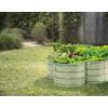 image:imagePlant amp Plot Galvanized Raised Garden Beds Outdoor  331 ft Planter Raised Beds for Gardening Vegetables Flowers  Large Metal Garden Box Red  Patented ToolFree DesignSilver