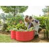 image:imagePlant amp Plot Galvanized Raised Garden Beds Outdoor  Planter Raised Beds for Gardening Vegetables Flowers  Large Metal Garden Box Lavender  ToolFree AssemblyRed