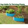 image:imagePlant amp Plot Galvanized Raised Garden Beds Outdoor  Planter Raised Beds for Gardening Vegetables Flowers  Large Metal Garden Box Lavender  ToolFree AssemblyTeal