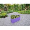 image:imagePlant amp Plot Galvanized Raised Garden Beds Outdoor  Planter Raised Beds for Gardening Vegetables Flowers  Large Metal Garden Box Lavender  ToolFree AssemblyPurple