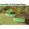 image:imagePlant amp Plot Galvanized Raised Garden Beds Outdoor  Planter Raised Beds for Gardening Vegetables Flowers  Large Metal Garden Box Lavender  ToolFree AssemblyLight Green