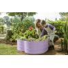 image:imagePlant amp Plot Galvanized Raised Garden Beds Outdoor  Planter Raised Beds for Gardening Vegetables Flowers  Large Metal Garden Box Lavender  ToolFree AssemblyLavender