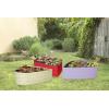 image:imagePlant amp Plot Galvanized Raised Garden Beds Outdoor  Planter Raised Beds for Gardening Vegetables Flowers  Large Metal Garden Box Lavender  ToolFree AssemblyLavender