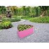 image:imagePlant amp Plot Galvanized Raised Garden Beds Outdoor  Planter Raised Beds for Gardening Vegetables Flowers  Large Metal Garden Box Lavender  ToolFree AssemblyPink
