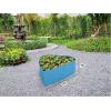 image:imagePlant amp Plot Galvanized Raised Garden Beds Outdoor  Planter Raised Beds for Gardening Vegetables Flowers  Large Metal Garden Box Lavender  ToolFree AssemblyTeal