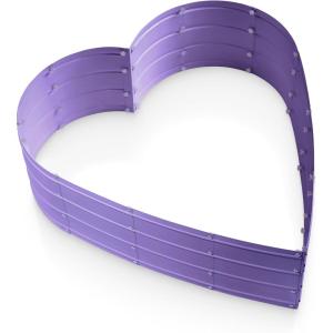 image:imagePlant amp Plot Galvanized Raised Garden Beds Outdoor  Planter Raised Beds for Gardening Vegetables Flowers  Large Metal Garden Box Lavender  ToolFree AssemblyPurple