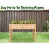 image:imageWooden Raised Garden Bed with Legs for Outdoor  482433in Elevated Planter Box for Gardening Vegetables Flowers  Large Wood Raised Beds for Backyard Patio